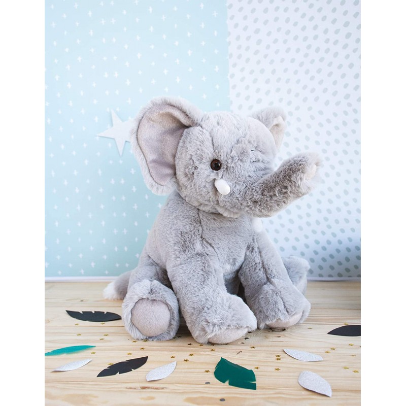 Peluche géante éléphant gris 25 cm Peluchegeante