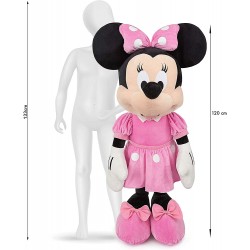 Peluche géante Minnie rose Disney 120 cm