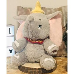 Peluche géante Dumbo gris Disney 40 cm 