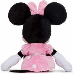 Disney - peluche minnie robe rose 25 cm, peluche