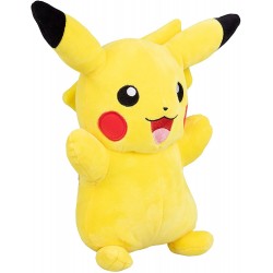 Peluche géante Pikachu jaune 30 cm 