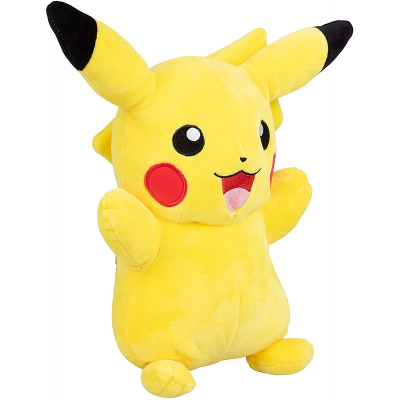 Peluche géante Pikachu jaune 30 cm 