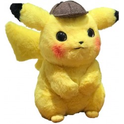 Peluche Pikachu jaune marron 32 cm 