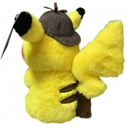 Peluche Pikachu jaune marron 32 cm 