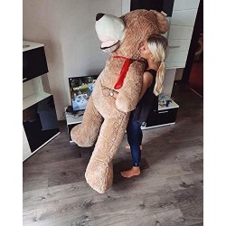 Peluche géante ours marron 200 cm