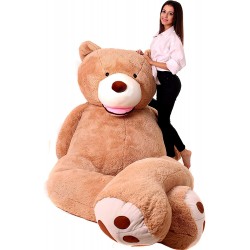 Peluche géante XXL ours marron MAKOSAS 260 cm 