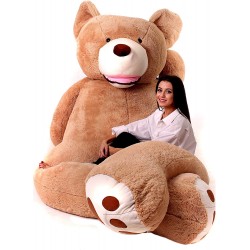 Peluche géante XXL ours marron MAKOSAS 260 cm 