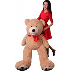 Peluche géante XXL ours marron MAKOSAS 260 cm 