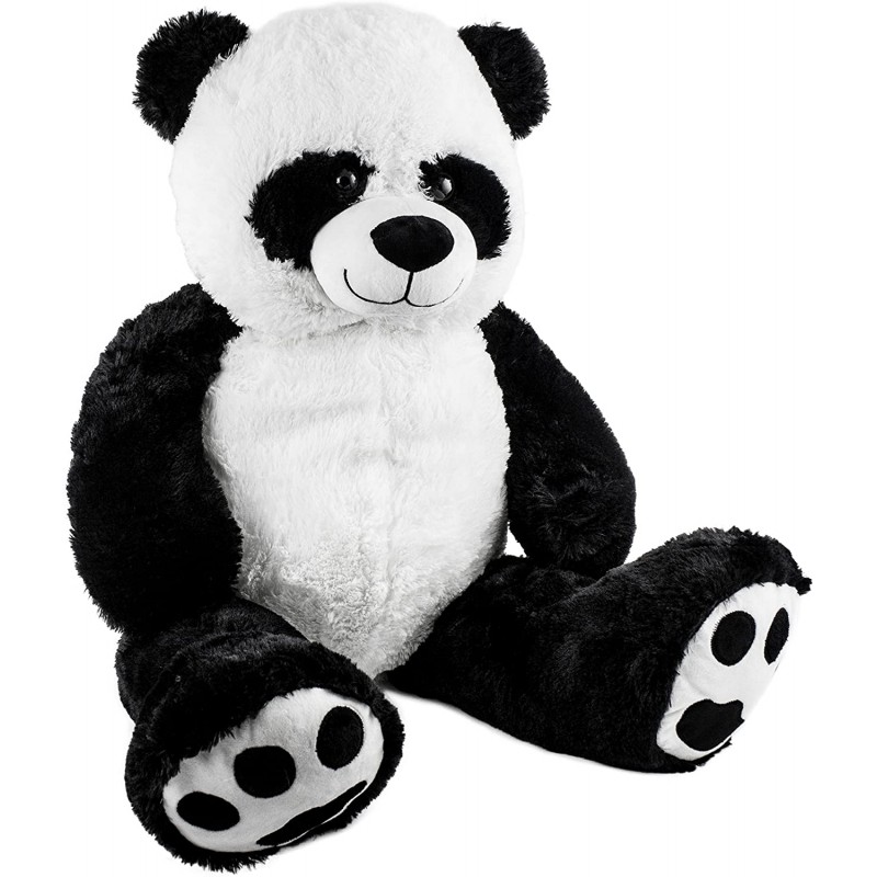 Peluche géante panda BRUBAKER 100 cm 