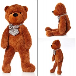 Peluche géante Nounours Teddybear Marron 120 cm 