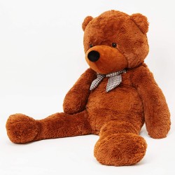 Peluche géante Nounours Teddybear Marron 120 cm 