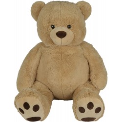 Peluche xxl ours Beige 100 cm 