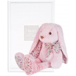 Peluche géante lapin rose Histoire d'ours 50 cm 