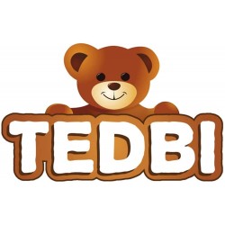 Peluche géante ours beige TEDBI 200 cm 