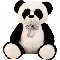 Peluche gÃ©ante panda blanc noir Lifestyle & More 100 cm 