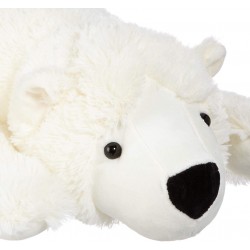 Peluche géante ours polaire blanc 50 cm 