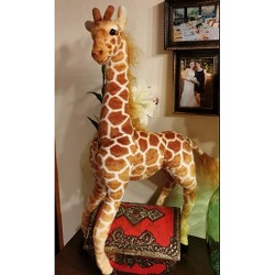 Peluche géante girafe Hengqiyuan 50 cm 